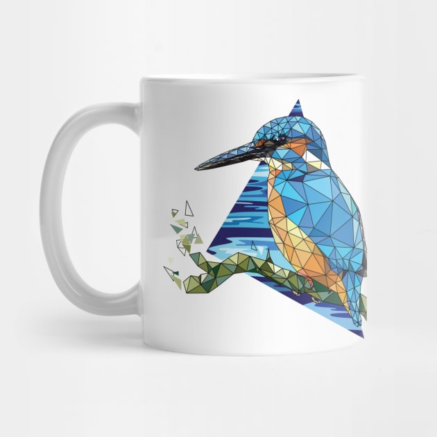 Low poly Kingfisher by kataszep